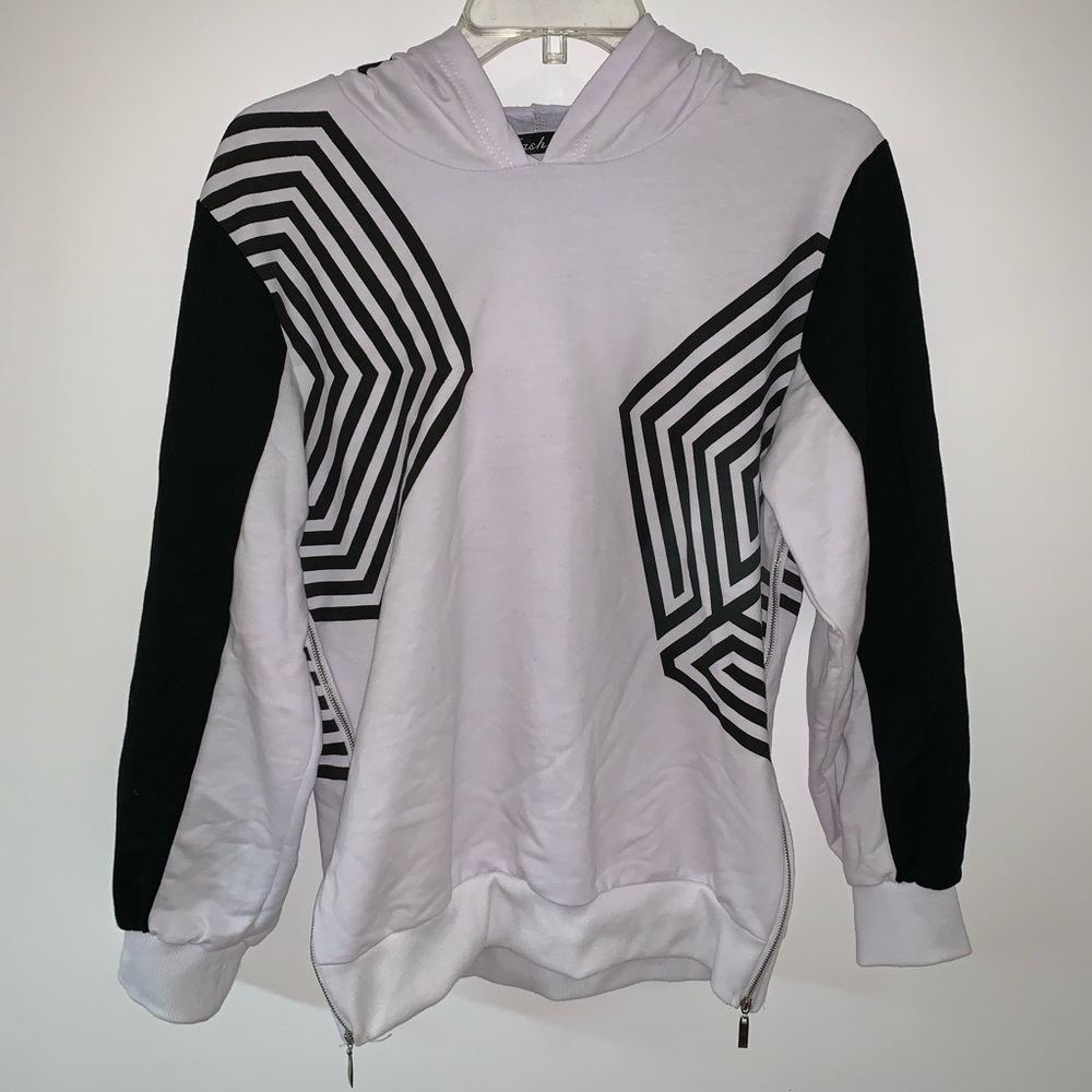 COPY - Geometric Zip Hoodie